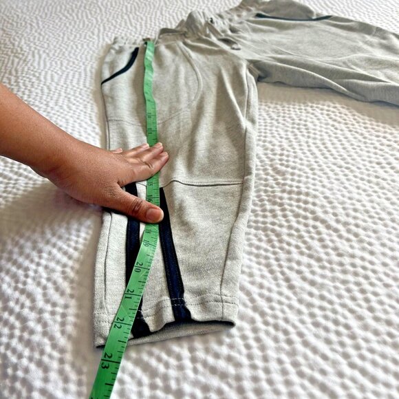 Rio Girls Capris Drawstring Waist 100% Cotton gray Stretch Pant W58 cm 8-9 years - Picture 5 of 6